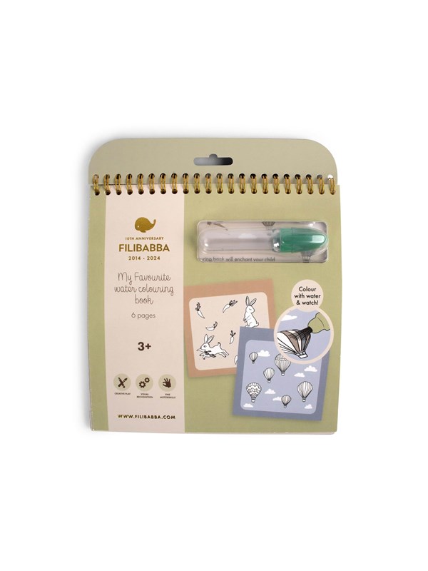 5712804033034 - My Favourite Water Colouring Book - FILIBABBA Esse